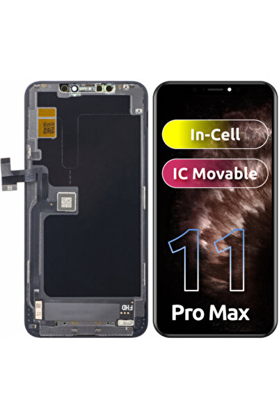 ZY Display cu touchscreen pentru Apple iPhone 11 Pro Max, cu ramă, versiune L...