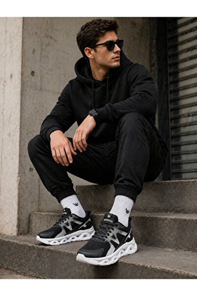 YUSE SHOES Ortopedik Eva Beyaz Taban Yazlık Hafif Günlük Erkek Spor Ayakkabı