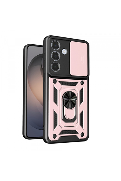 Techsuit Husa pentru Samsung Galaxy S26 S942, Techsuit, CamShield, Roz Aurie