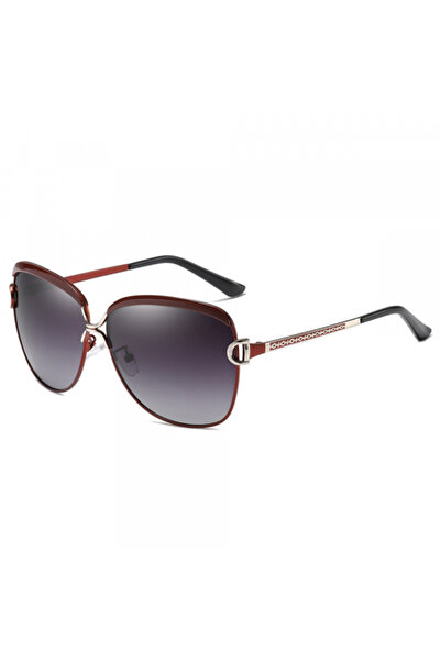 Techsuit Women's Sunglasses 8702, Polarized, UV Protection, Brown