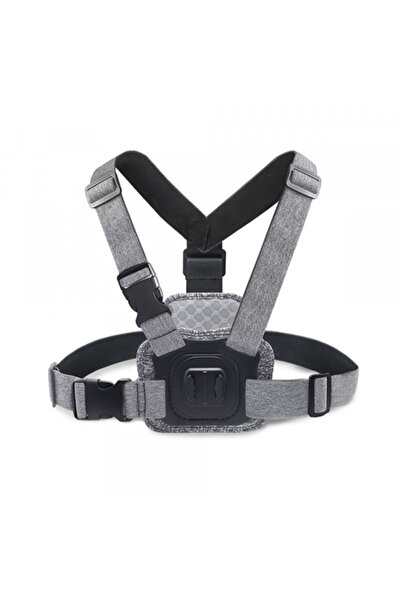 Techsuit Suport Piept Camera Sport JX-002 pentru GoPro Series, Gri