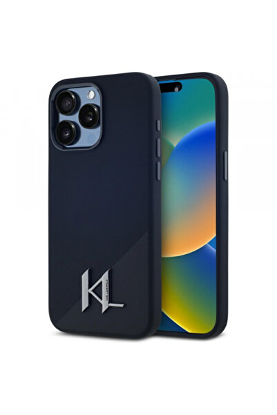 Stef's Cat Husa MagSafe pentru Apple iPhone 15 Pro, Karl Lagerfeld, Silicone ...