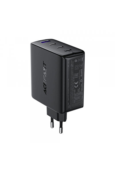 Acefast Incarcator Retea A94, 100W, 5A, 1 x USB-A - 3 x USB-C, Negru