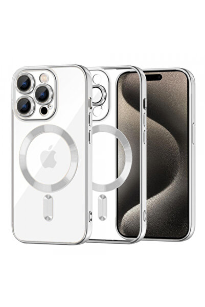 Techsuit Husă MagSafe pentru Apple iPhone 15 Pro Max, Techsuit, Luxury Crysta...