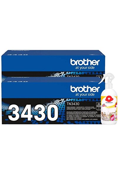 Brother Σετ 2 τόνερ TN3430 6000 σελίδων + Αποσμητικό χώρου
