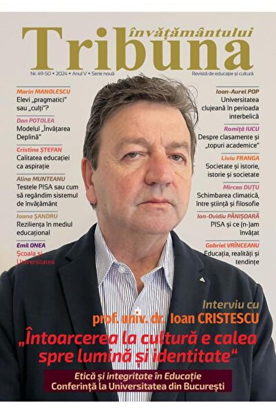 Editura Art Tribuna Învățământului. Revista de educație și cultură Nr. 49-50/...