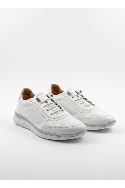 NUR KARACA 26Y2557 LASTİK BAĞCIKLI HAKİKİ DERİ ORTOPEDİK GÜNLÜK RAHAT SNEAKER...