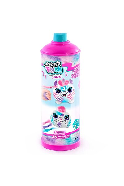 Airbrush P Set 2 mini jucarii de plus surpriza, Airbrush Plush, Mini Mystery