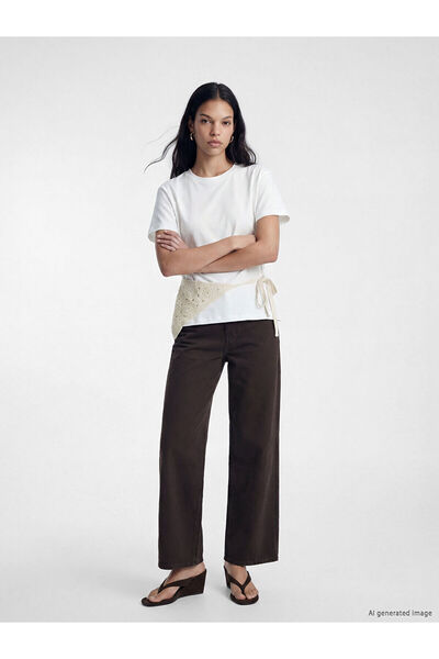 LC Waikiki Nevavm High Waist Wideleg Women's Jean Trousers with a Difference