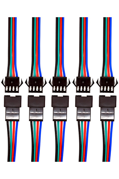 Advo 3 Pin Kablolu JST LED Konnektör Elektrik Soketi