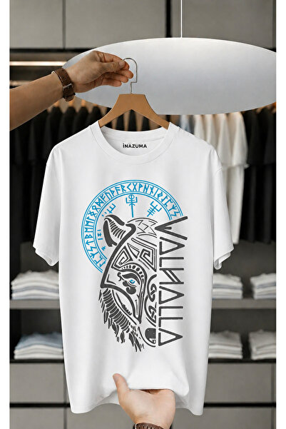 İnazuma Outdoors Unisex Oversize Βαμβακερό μπλουζάκι με στάμπα και κοντό μανί...
