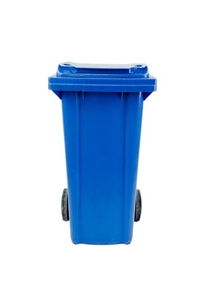 E-ANAMAG Κάδος απορριμμάτων, κάδος ευρωπαϊκού τύπου, με ρόδες, μπλε, 120 λίτρα
