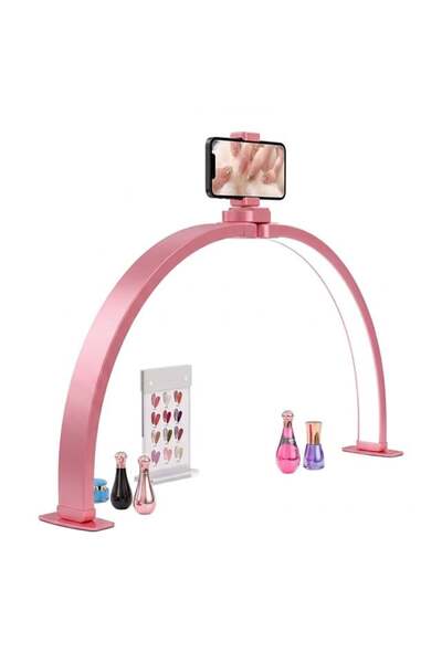 trled F-700A 70CM Pembe Katlanabilir Masaüstü Manikür Ve Protez Tırnak Lambası