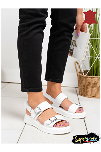 ANGEL BLUE Γυναικεία σανδάλια από γνήσιο δέρμα, σχεδιασμένα για άνεση.