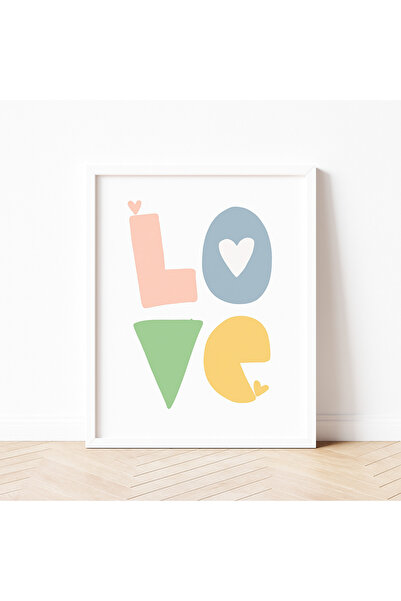 NT Handmade Πολύχρωμη ζωγραφική τοίχου με λαμιναρισμένο πλαίσιο PVC, προστατε...