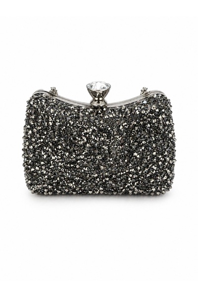 Senza Vedere Διαμαντένια Λαμπερή Βραδινή Τσάντα Clutch