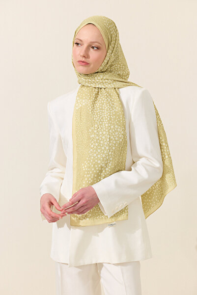 cs camellia scarf Elegance Kraş Shawl - İğde