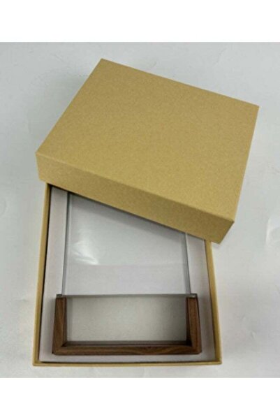 Generic Crystal Award Trophy with Wooden Base - Vertical Crystal, Elegant Award