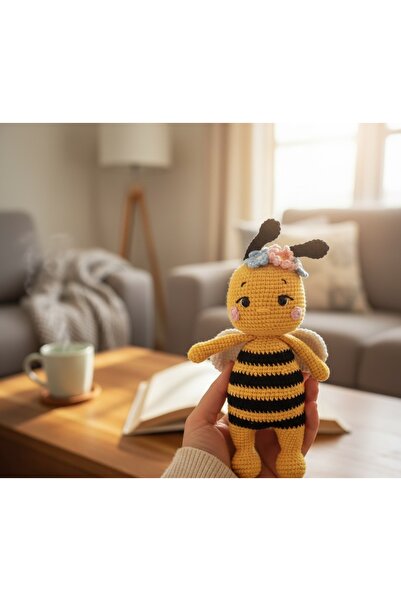 ilmekdurağı Sevimli Arı Amigurumi Oyuncak