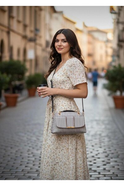 lüxeva35 Minimalist & Stylish: Women's Hand and Shoulder Bag with Pleated Fab...