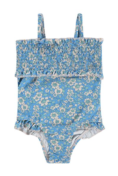 Civil Girls Σετ μαγιό Gipeli Daisy Printed για παιδιά 2-12 ετών - Μπλε