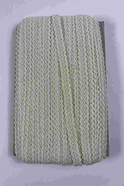 Hobigram Mat Krem Loopera Dense Knit Kabartmalı Dekoratif Şerit – Premium El İşi Süsleme 1 Metre
