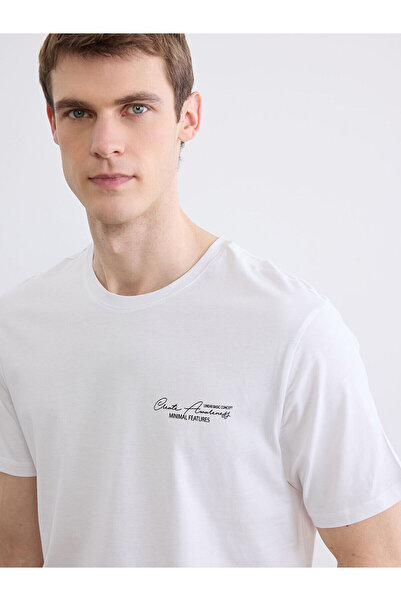 LC Waikiki Peak New Season Crew Neck Printed Men's T-Shirt