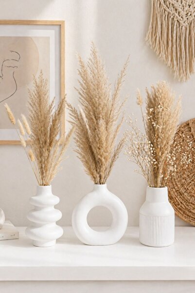 rufhomedesign 3-Piece Scandinavian Style Bohemian Minimalist (11 cm) Vase Pin...