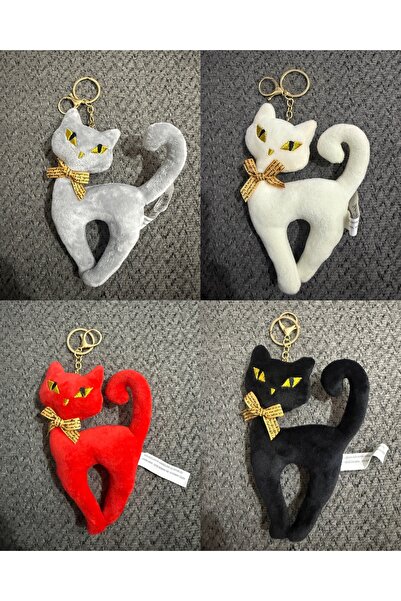 Toy 15 cm Plush Cat Keychain