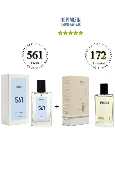 Bargello 561+ 172 Erkek / Kadın Parfüm Edp 50 ml Fresh / Oriental - Mnms561172