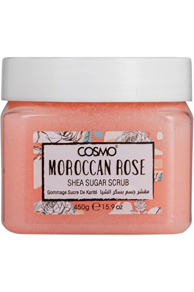 CD Cosmo Designs Cosmo Moroccan Rose Shea Sugar Scrub 450g, Exfoliating & Nou...