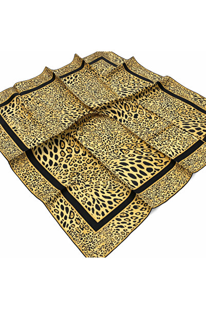 Silk Home Tivil Pure Silk 11506 - 01 Gold Leopard Pattern