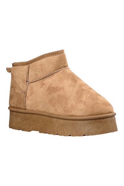 Envie Shoes Miss NV Γυναικεία Μποτάκια casual Γούνα S41-20479-26 Κάμελ