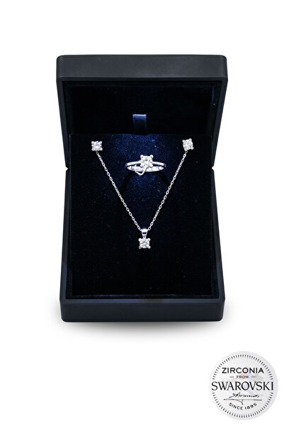 Söğütlü Silver 925 Ayar Gümüş Set Özel Işıklı Mücevher Kutulu Birinci Kalite ...