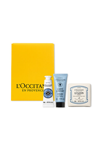 L'Occitane Shea El & Vücut Bakım Üçlü Hediye Seti, Özel Kutulu, Shea El Kremi...
