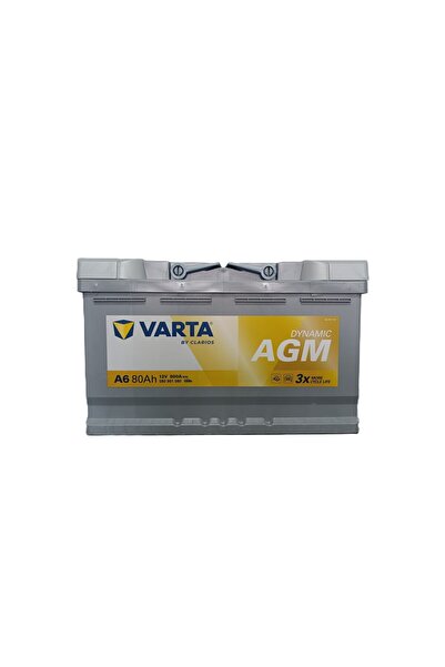 Varta 80 AH. 800A (EN) START STOP AGM (ÜRETİM TARİHİ:2026)