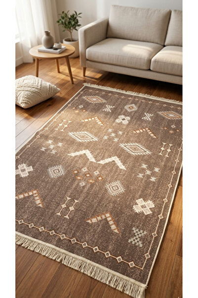 Bovia Home Çift Taraflı Dokuma Kilim – Bohem Desenli, İnce Yapılı Modern Deko...