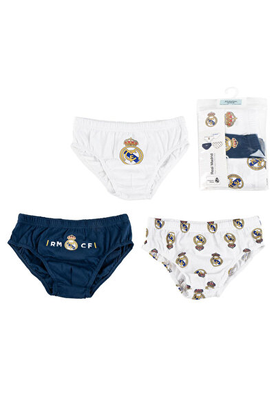 Real Madrid Set de 3 chiloți din bumbac