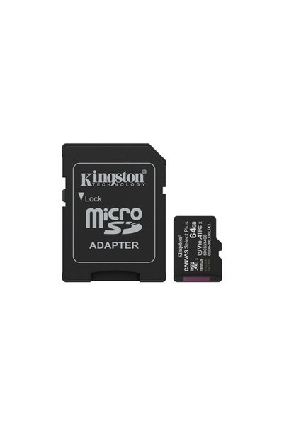 Universal 64 Gb Kingston Canvas Select Plus Micro Sd Card Cl10 Sdcs3/64Gb