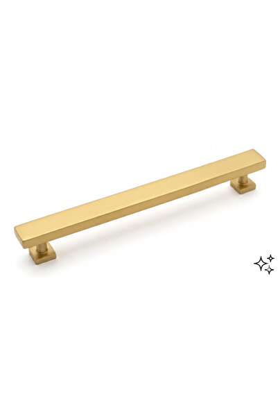 verial 967 Monolith Square mobilya kulpu 512mm mat sarı