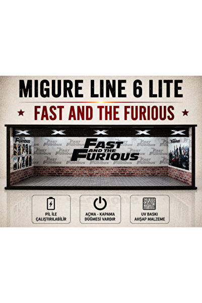 Migure LINE 6 LITE – Dekoratif Model Araç Sergileme Standı