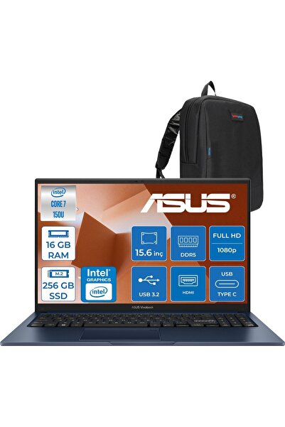 ASUS Vivobook 15 Vivobook 15 (X1504VA) Intel® Core™ 7 150U 16GB Ddr5 256GB SS...
