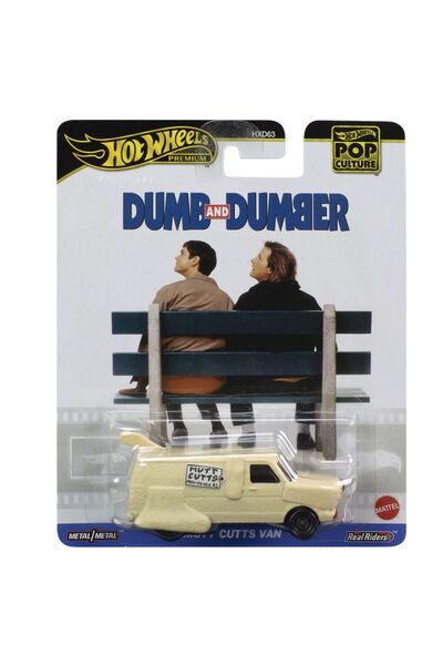 mattel HOT WHEELS POP CULTURE MAȘINĂ METALICĂ DUMB AND DUMBER MUTT CUTTS VAN ...