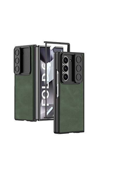 GKK Sliding Window Σκληρή Θήκη Green (Samsung Galaxy Z Fold6 5G)