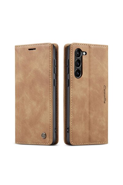Caseme 013 Retro Θήκη Βιβλίο Brown (Samsung Galaxy S23 Plus 5G)