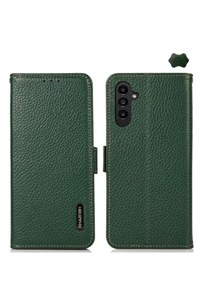 KHAZNEH Side-Magnetic Θήκη Πορτοφόλι Green (Samsung Galaxy A26 5G)