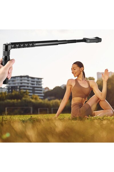 AZT Sorriso 360 Derece Dönen Kol Bullet Time Tripod Standı 150cm Invisible Stick Hayalet Çubuk Insta360 ve Aksiyon Kameraları