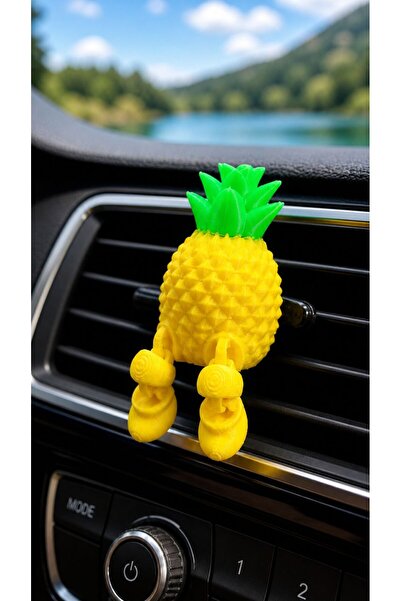 Oppy Ananas Şeklinde Araç Klima Kanalı Süsü - Ayakları oynar-Tüm araçlarla uy...