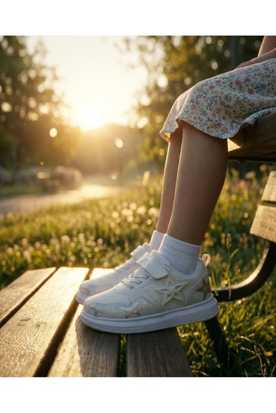 foopi Velora Phylon Velcro-Elastic Girls' Sneaker 31-35