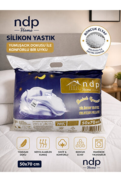 NDP Home Boncuk Elyaflı Dolgun Hazır Yastık (1000 gr.)